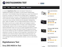 Tablet Screenshot of digitalkamera-testbericht.com